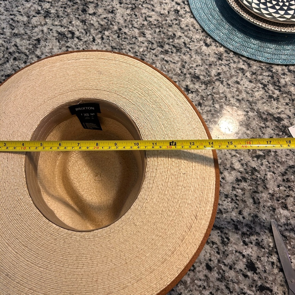 Brixton Cream and Brown Fedora Hat - Picture 8 of 9